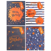 Torba prezentowa Party 18x23x10cm mix STRIGO