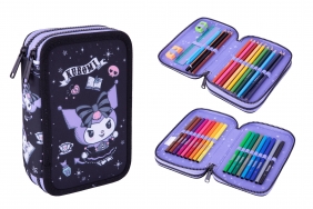 Coolpack, Piórnik podwójny z wyposażeniem Jumper 2 - Kuromi (F066031)