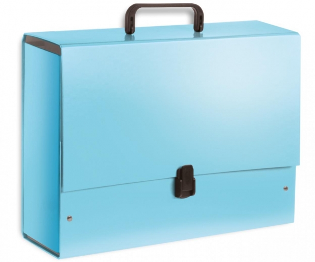 Teczka z rączką B4 jumbo błękitna PENMATE