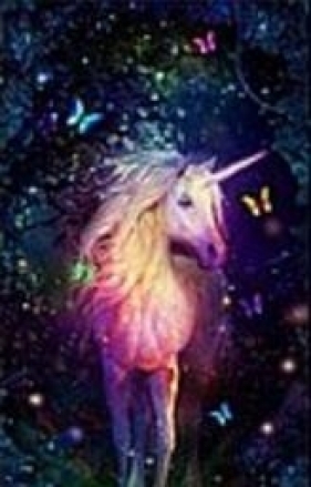 Mozaika diamentowa jednorożec