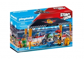 Playmobil Stuntshow: Pokaz kaskaderski, Namiot serwisowy (70552)