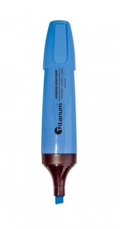 Zakreślacz Titanum CLC2119 niebieski 12 sztuk