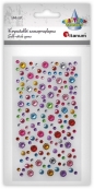 Kryształki samoprzylepne mix 166szt