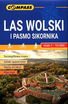 Las Wolski i pasmo Sikornika 1:10 000