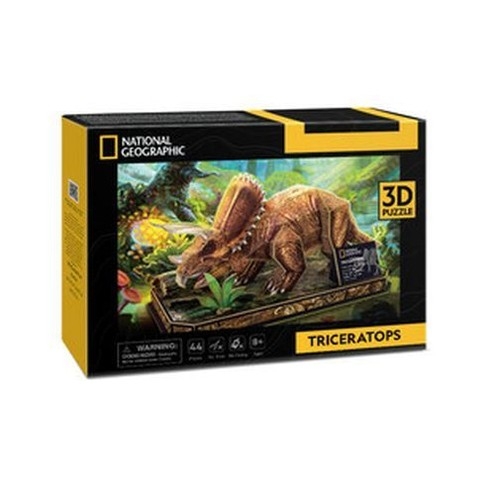 Puzzle 3D National Geographic Triceratops