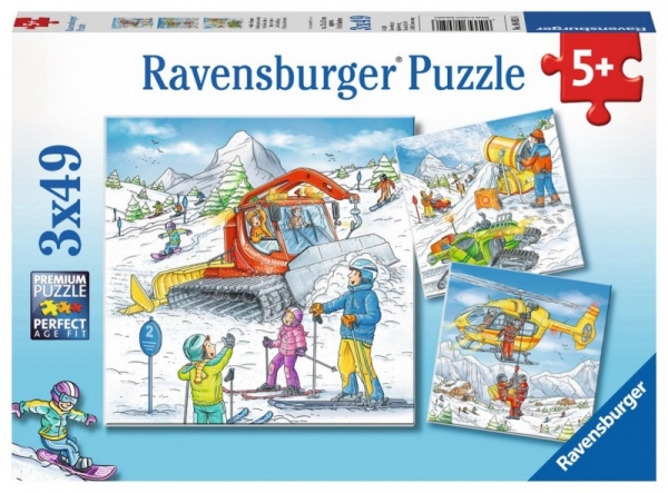Puzzle 3x49 elementów - Śnieżna przygoda (080526)