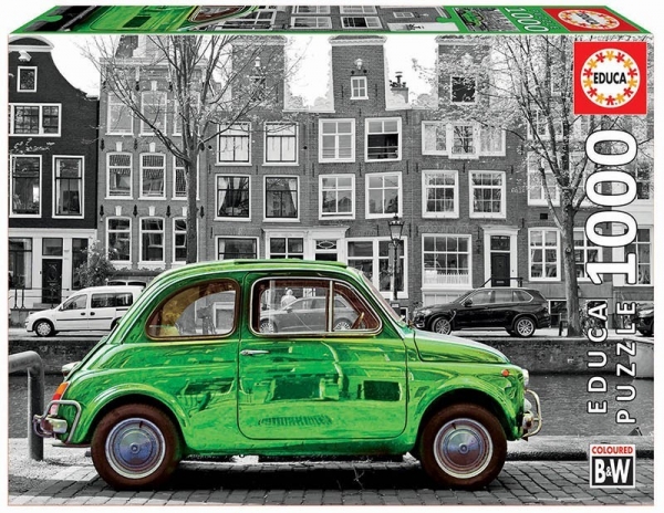 Puzzle 1000 elementów Auto w Amsterdamie (18000)