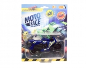 Moto Race - Kraksa na maxa - Motorek ciemnoniebieski 8,5 cm (EP04112 - NAVY BLUE)