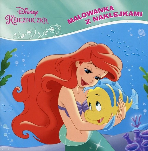 Disney Księżniczka Malowanka z naklejkami