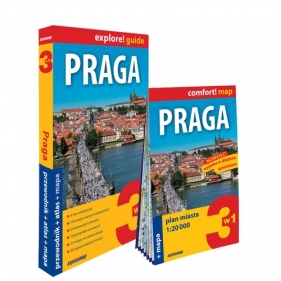 Praga explore! guide (3w1: przewodnik + atlas + mapa) - Katarzyna Byrtek