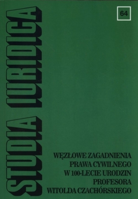 Studia Iurdica nr 64