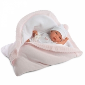 Lalka Bobas Nica w różowym beciku 40 cm (73852)