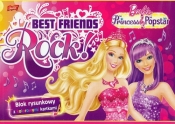 Blok rysunkowy A4 Barbie z kolorowymi kartkami - <br />