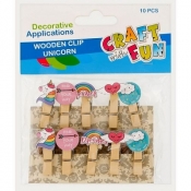 Ozdoba drewniana Craft with Fun spinacz (439345)