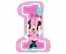 Balon foliowy 1st Birthday Minnie Mouse