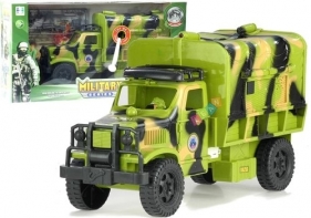 Auto ciężarowe Wojskowe Transporter Moro Military - LEAN Toys