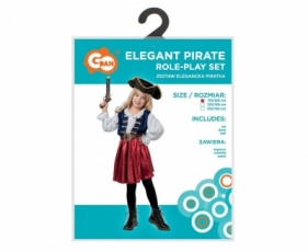 Strój dla dzieci Elegancka Piratka rozm. 110/120cm