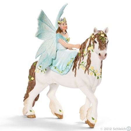 SCHLEICH Eyela na koniu