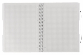 Brulion na spirali easy.orga A4/80k kratka - biały (11293107)