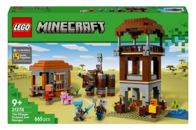 Lego, Minecraft - Kryjówka rozbójników i dewastatorów, 665 el. (21278)