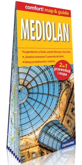 Mediolan laminowany map&guide (2w1: przewodnik i mapa)