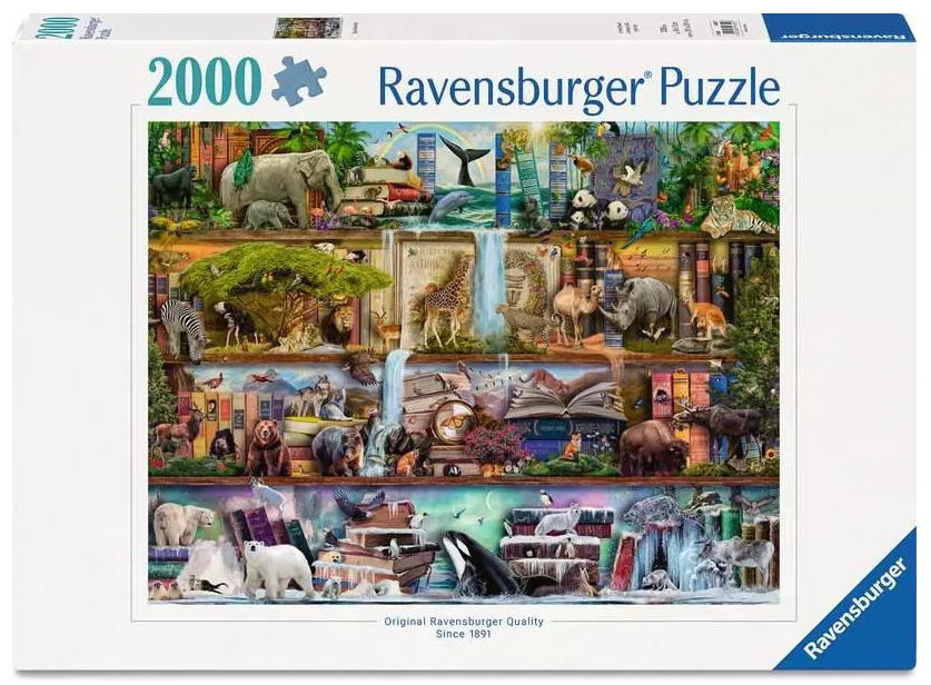 Ravensburger, Puzzle 2000: Królestwo dzikich zwierząt (16652)