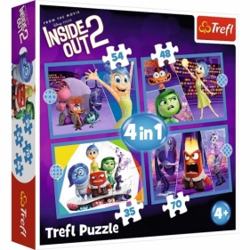 Puzzle 4w1 Emocje rządzą W głowie się nie mieści 2 (34652)