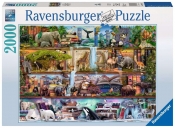 Ravensburger, Puzzle 2000: Królestwo dzikich zwierząt (16652)