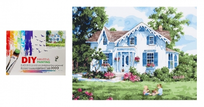 <img src='https://webimage.pl/pics/527/7/d5902496207527U1368.jpg' style='height:440px' /> Malowanie po numerach Domek