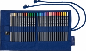 Kredki Goldfaber piórnik rolowany, 27 kredek, temperówka, ołówek (114752)