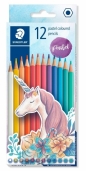 Kredki sześciokątne Pastel 12 kolorów