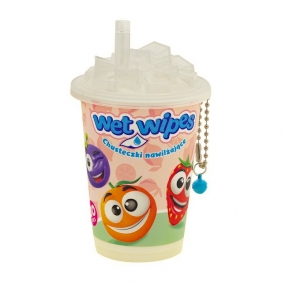 Astra, Chusteczki nawilżające w puszce-shake Owocki, 1 szt. (716024102)