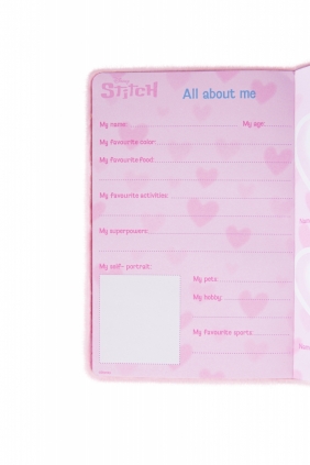 Coolpack, Notes A5/80k. zapięcie Disney Fluffy Stitch - Pink (99527PTR)