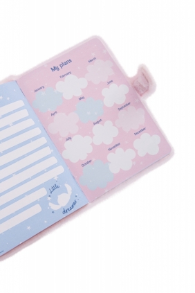 Coolpack, Notes A5/80k. zapięcie Disney Fluffy Stitch - Pink (99527PTR)