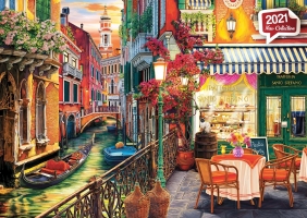 Puzzle 2000: Wenecja, Kawiarnia nad kanałem (3952)