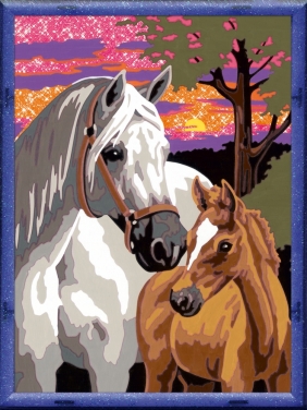 CreArt dla dzieci: Konie i zachód słońca (20052)