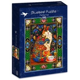 Bluebird Puzzle 1500: Kolorowy kot (70152)