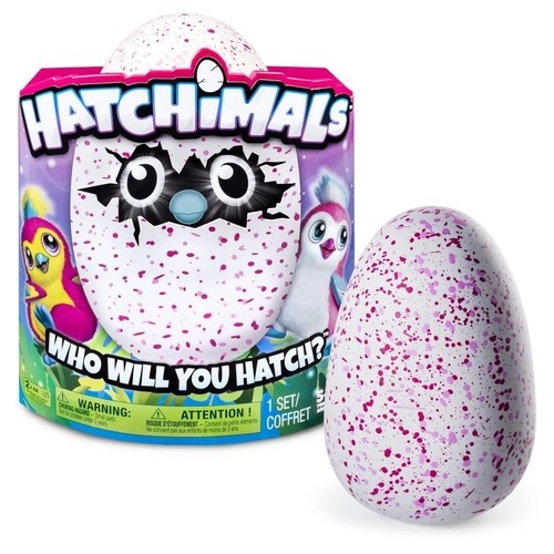 Hatchimals Jajko Pingwinek różowy