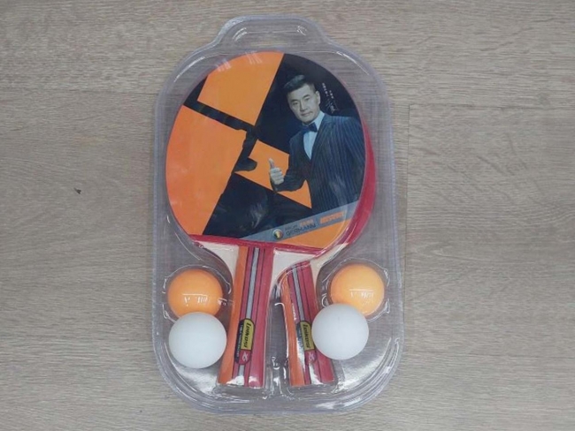 Zestaw do ping pong rakietki+2 piłeczki