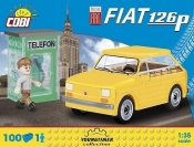 Cobi: Cars. Polski Fiat 126P + figurka 100 elementów (24552)