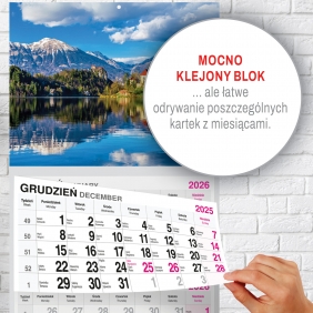 Kalendarz trójdzielny - Premium Widok