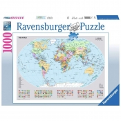 Ravensburger, Puzzle 1000: Polityczna mapa świata (15652)