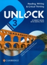  Unlock 3 Reading, Writing and Critical Thinking Student\'s Book with Digital Pack