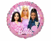 Balon foliowy 46cm Barbie