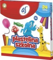 Plastelina szkolna AS 24 kolory