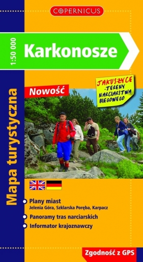 Karkonosze mapa turystyczna