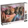 LISCIANI PUZZLE ADULTS KOCIAKI 500 ELEMENTÓW