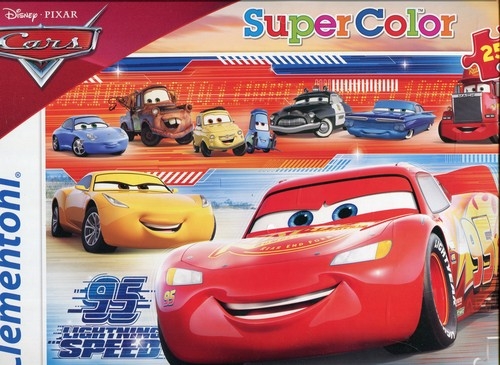 Puzzle SuperColor 250 Cars 3 (29052)