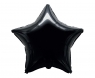 Balon foliowy Gwiazda czarna 45cm