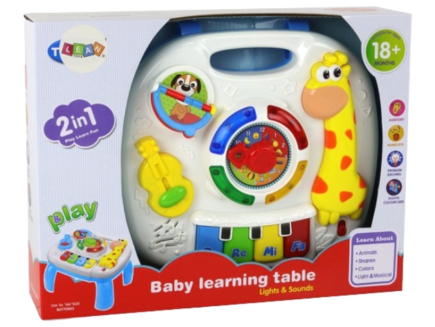 <img src='https://webimage.pl/pics/529/2/d5905991002529_2.png' style='height:440px' /> Stolik interaktywny edukacyjny 2w1 żyrafa